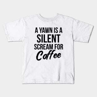 Coffee lover funny tee shirt Kids T-Shirt